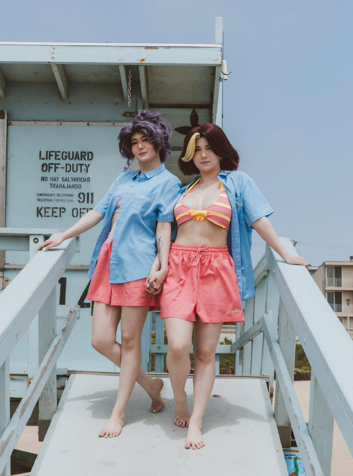 Game Gyaru - City Pop Unisex Button-Down Shirt
