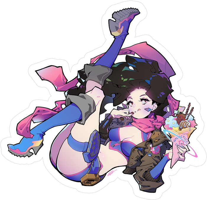 Game Gyaru - Galactica Crepe Daniella Sticker