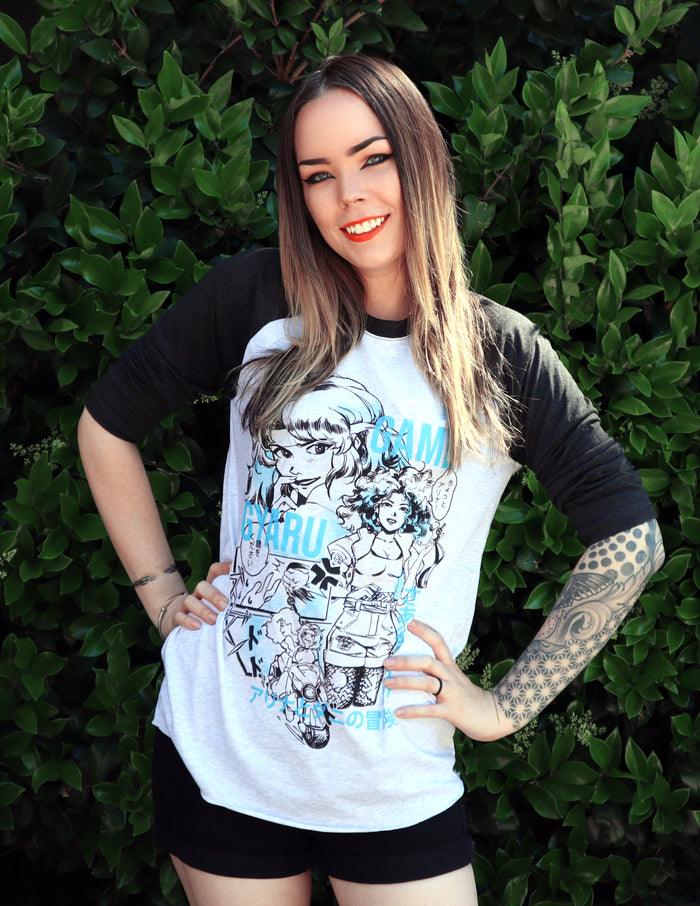 Game Gyaru - Manga Ch. 2 - Unisex Raglan Shirt
