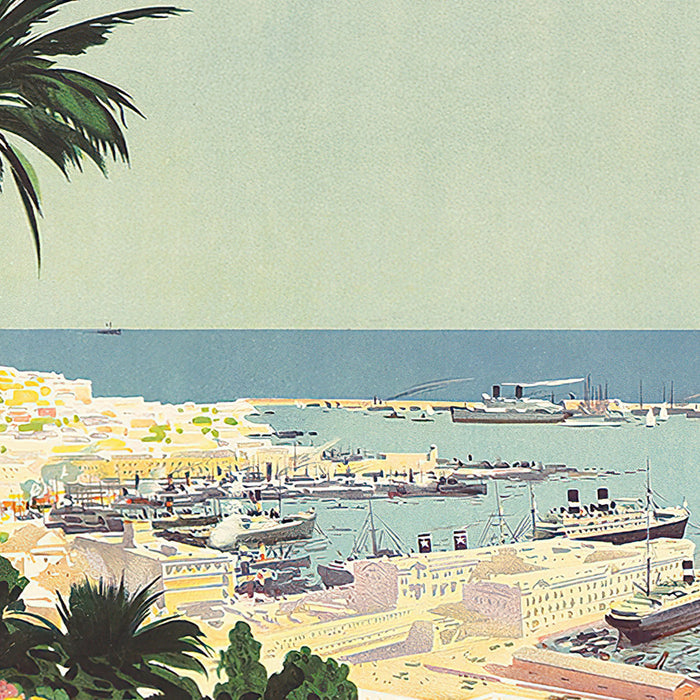 Genoa Travel Poster: Genua by Aurelio Craffonara, 1931