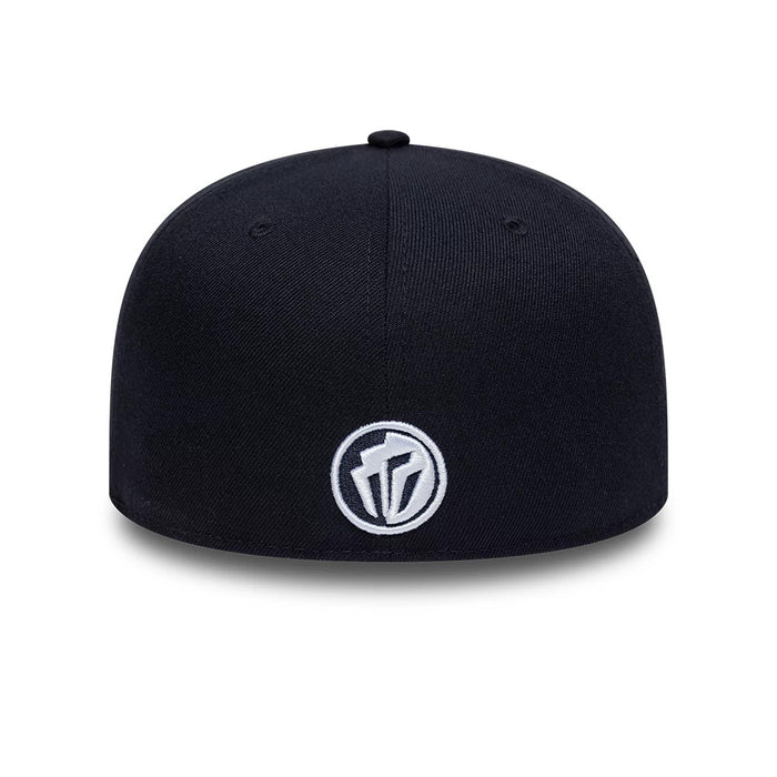 Pictured is this Gettomasa X New Era 59FIFTY Fitted cap in navy. 5