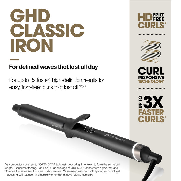 GHD Chronos Curve Classic Curling Iron 1"