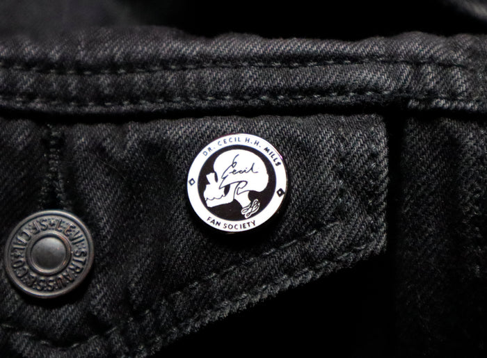 Ghost Hunters Adventure Club - Dr. Cecil H. H. Mills Fan Society Enamel Pin