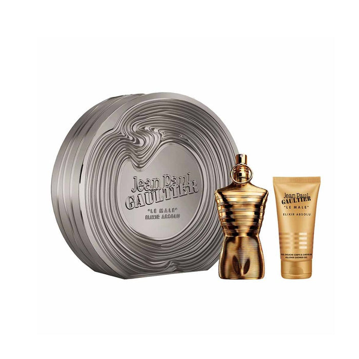 Gift Set : Jean Paul Gaultier Le Male Elixir Absolu 125ml Parfum Spray + 75ml Shower Gel