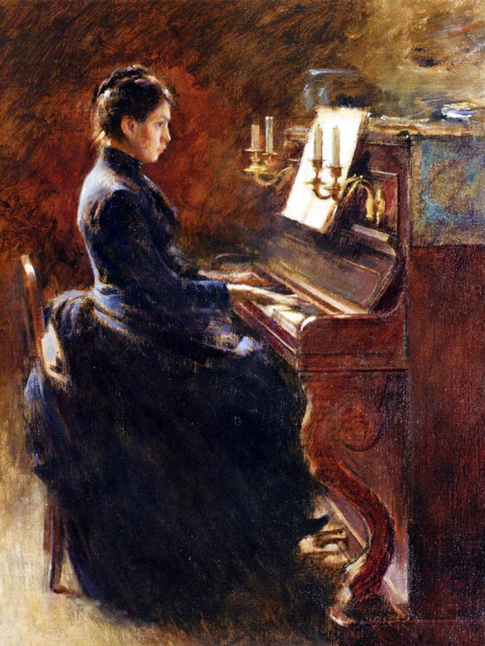 Girl At Piano