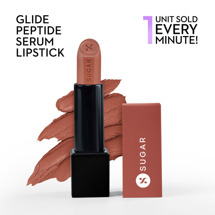 SUGAR Glide Peptide Serum Lipstick in 01 Santorini Sunset#Color_01 Santorini Sunset