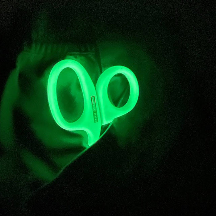 Glow-in-the-Dark Handled Shears, 7.5" with Clip, glowing