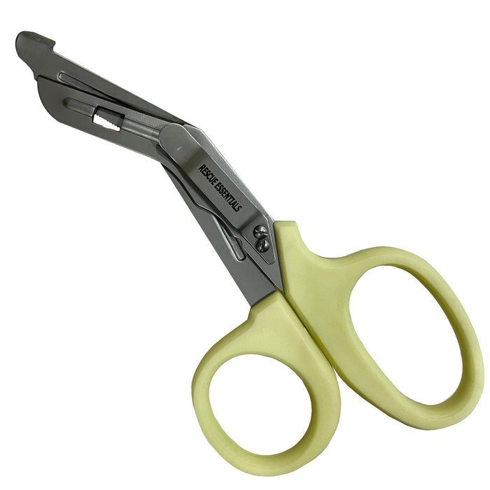 Glow-in-the-Dark Handled Shears, 7.5" with Clip, angled