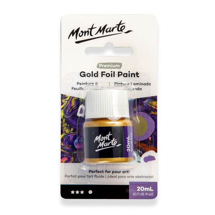 Gold Foil Paint Premium 20ml (0.68 US fl.oz)