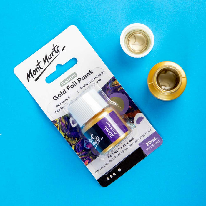 Gold Foil Paint Premium 20ml (0.68 US fl.oz)