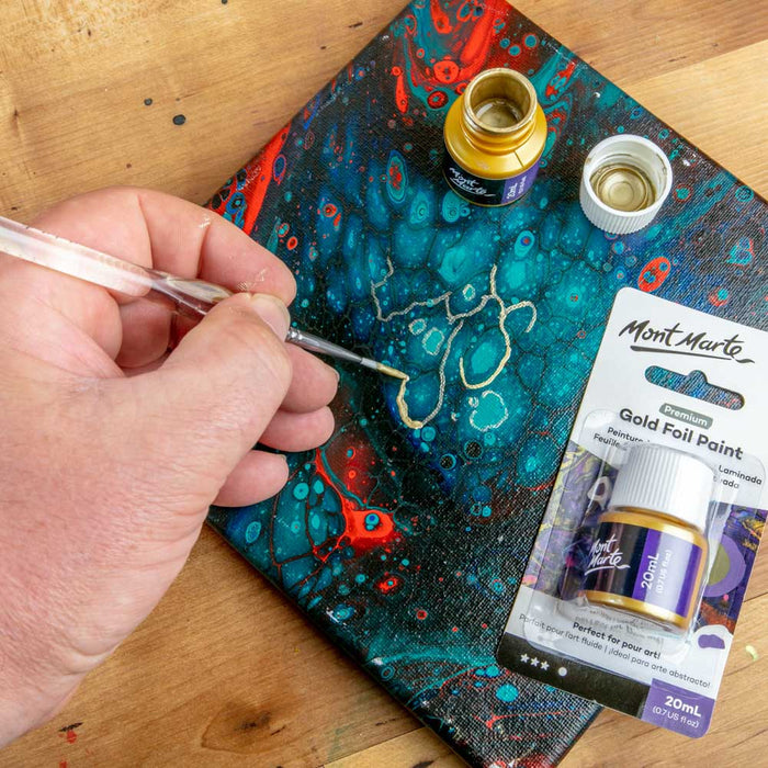 Gold Foil Paint Premium 20ml (0.68 US fl.oz)