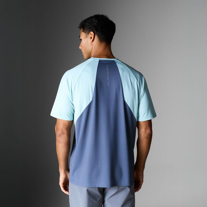 Gradient Motion T-Shirt | Charcoal/Mint