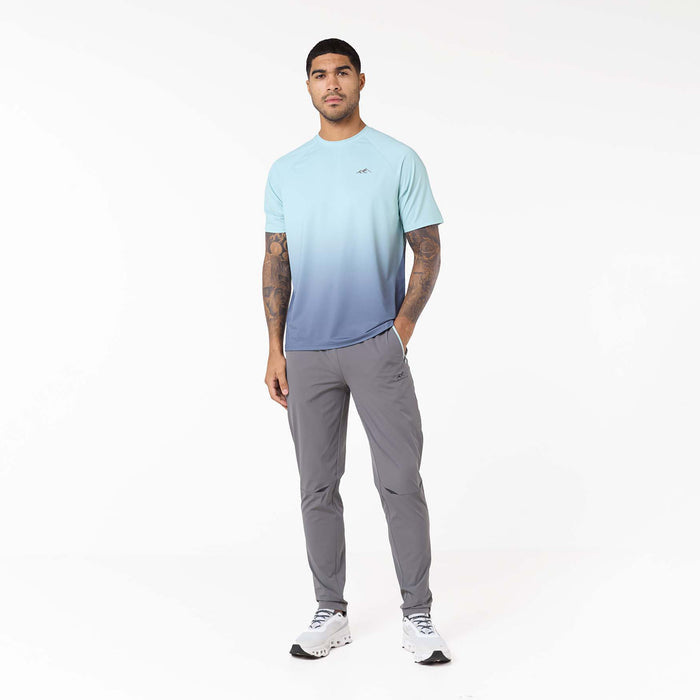 Gradient Motion T-Shirt | Charcoal/Mint