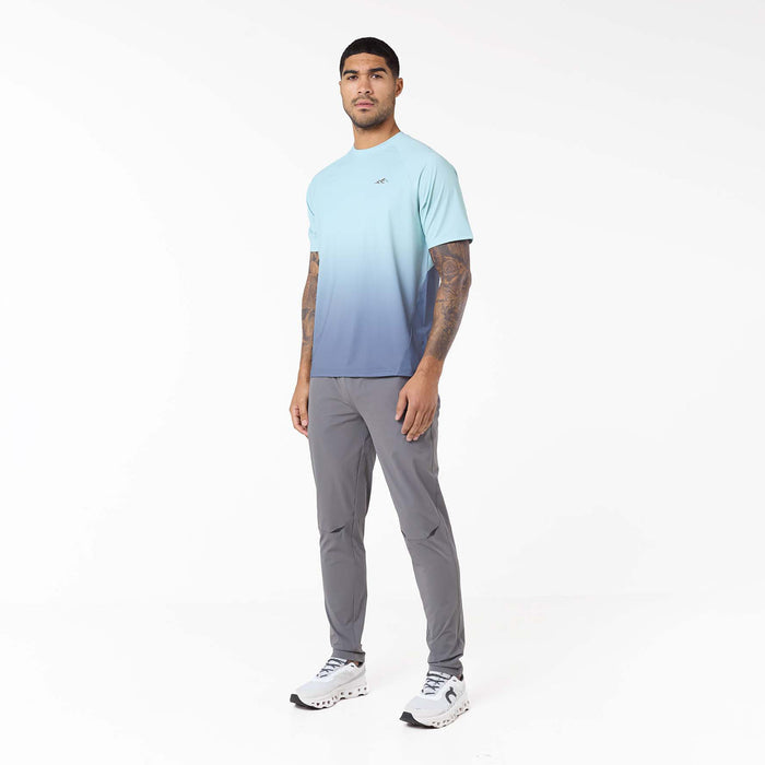 Gradient Motion T-Shirt | Charcoal/Mint