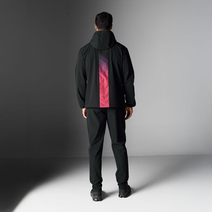 Gradient Motion Tracksuit | Black/Red