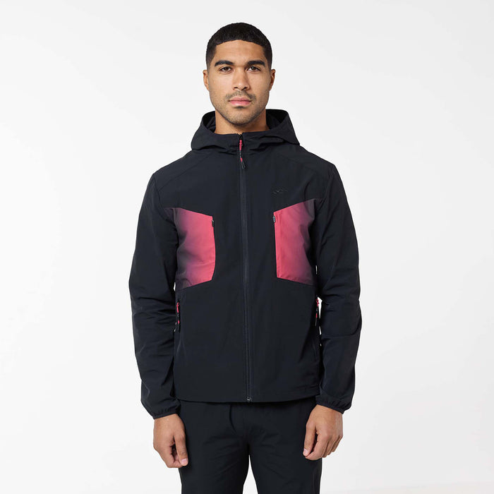 Gradient Motion Tracksuit | Black/Red
