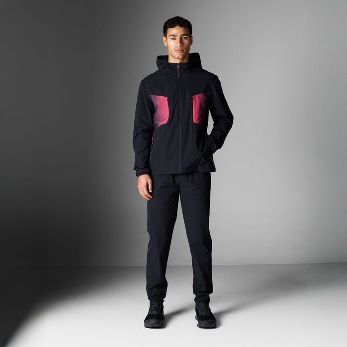 Gradient Motion Tracksuit | Black/Red