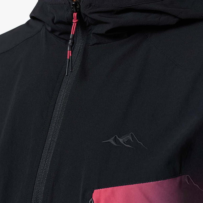 Gradient Motion Tracksuit | Black/Red
