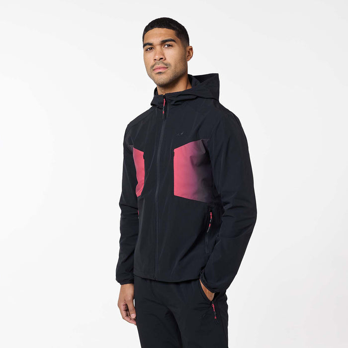 Gradient Motion Tracksuit | Black/Red