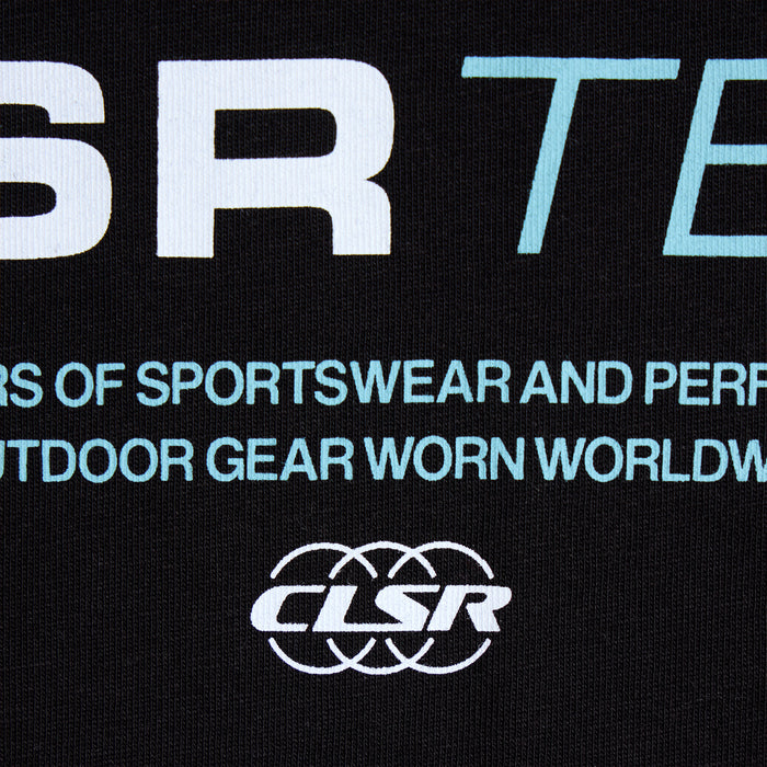 Gradient Mountain Tech T-Shirt | Black