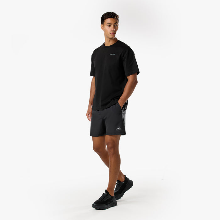 Gradient Mountain Tech T-Shirt | Black