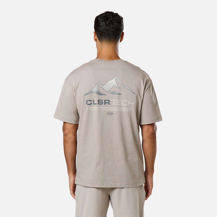 Gradient Mountain Tech T-Shirt | Fossil