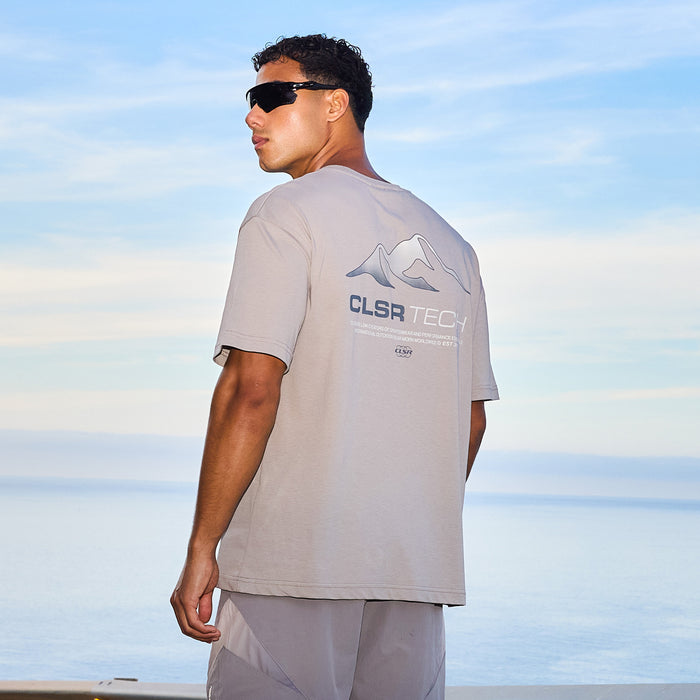 Gradient Mountain Tech T-Shirt | Fossil