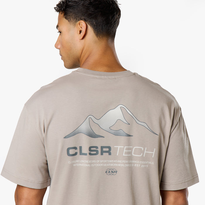 Gradient Mountain Tech T-Shirt | Fossil