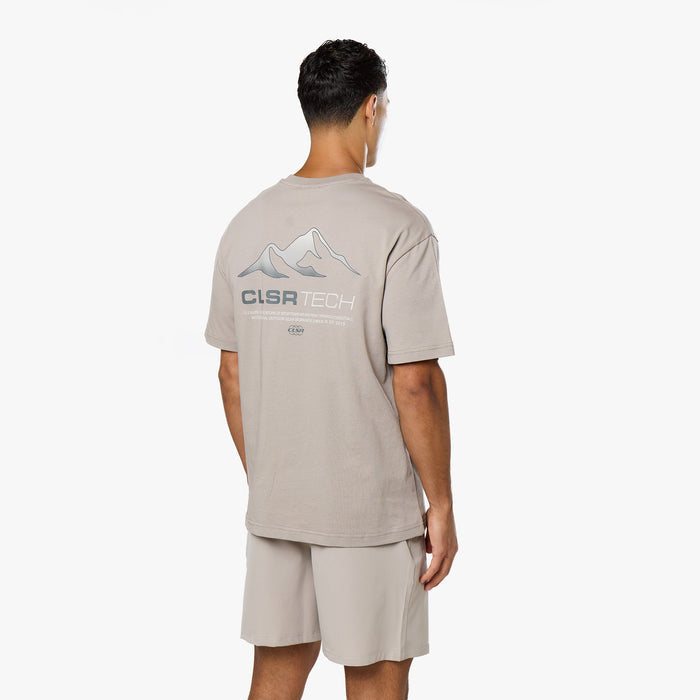 Gradient Mountain Tech T-Shirt | Fossil