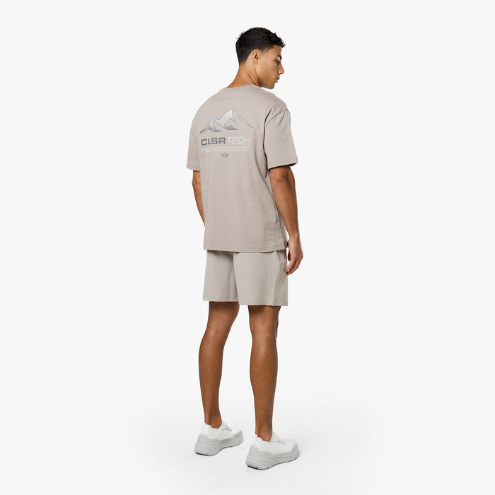 Gradient Mountain Tech T-Shirt | Fossil