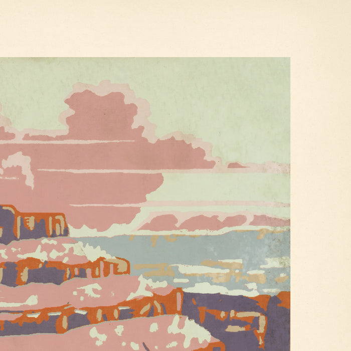 Grand Canyon National Park Travel Poster by Chester Don Powell, 1938