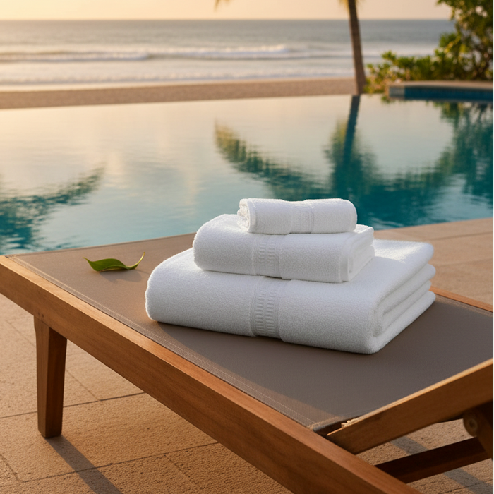 GRS Collection 100% 2 PLY Ring-Spun Premium Cotton Towels - Rifz Textiles Inc