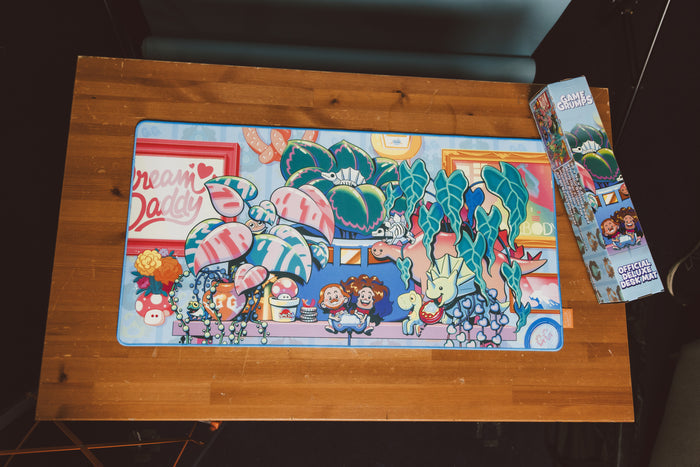 Grumps on a Shelf - Official Deluxe Desk Mat