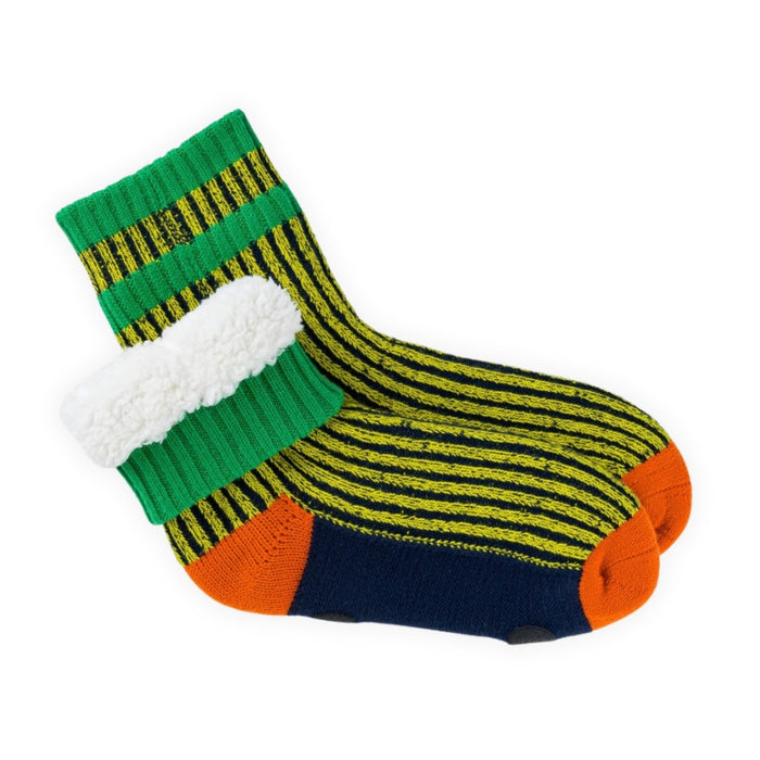 Gym House Socks - Yellow / Navy, L/XL