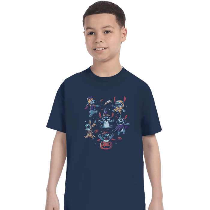 Shirts T-Shirts, Youth / XL / Navy Halloween Experiments