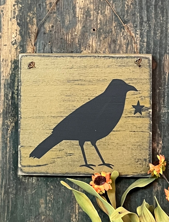 HAV-12 "Crow" Painted Hanging Plaque