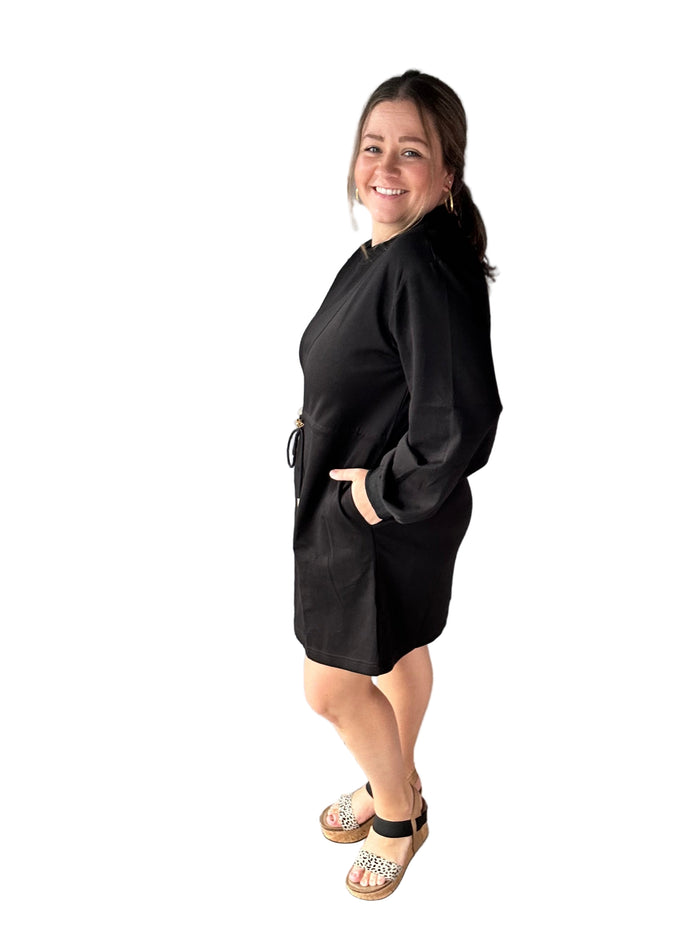 Heart Strings Black Dress