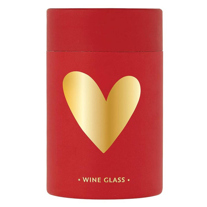 Heart Wine Glass