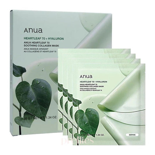 HEARTLEAF 70 SOOTHING COLLAGEN MASK - Ser Masti De Fata Cu Colagen Si Heartleaf - skinseen.ro