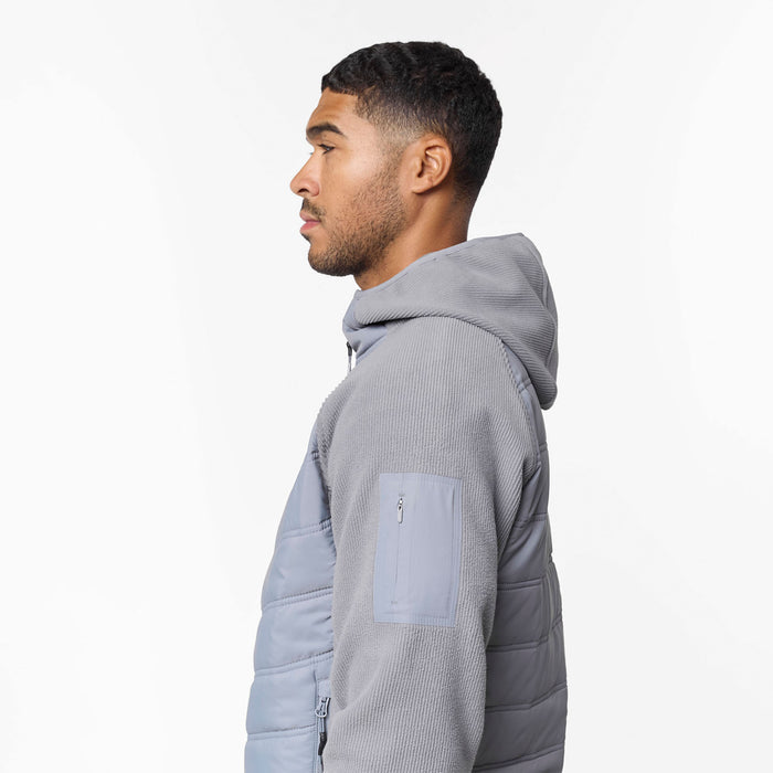 Heat Seal Hybrid Jacket | Mid Grey