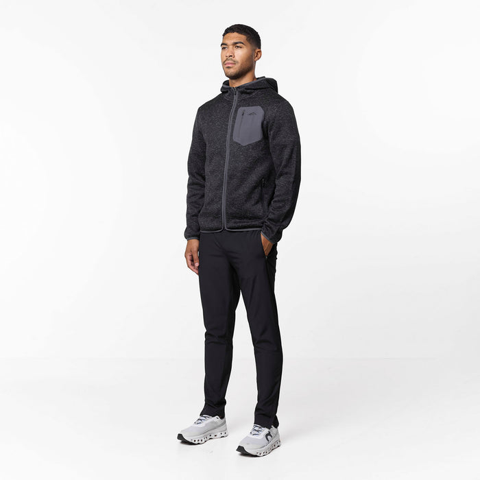 Heat Seal Tech Knit Hoodie | Black