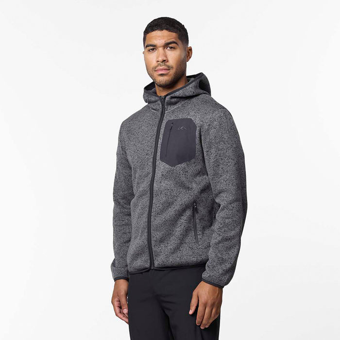 Heat Seal Tech Knit Hoodie | Mid Grey