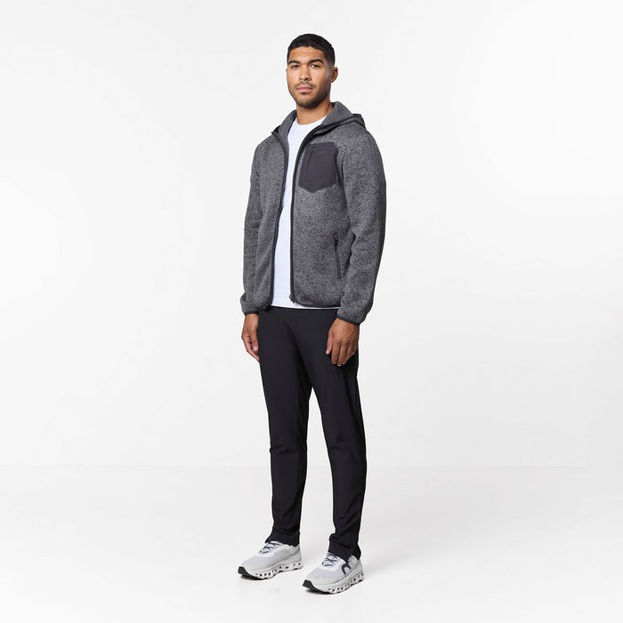 Heat Seal Tech Knit Hoodie | Mid Grey