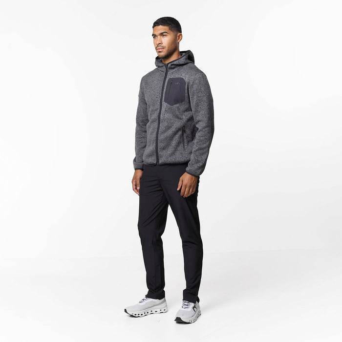 Heat Seal Tech Knit Hoodie | Mid Grey