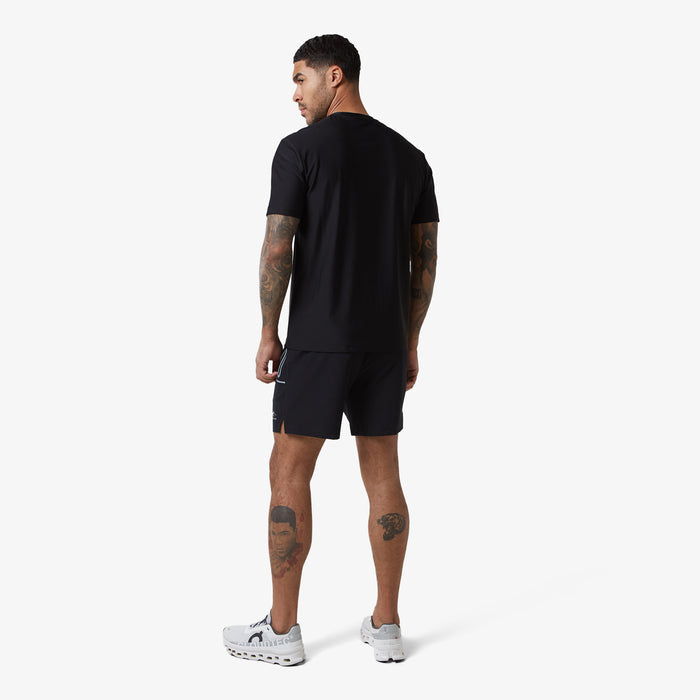 Heat Seal Zip Pocket T-Shirt | Black