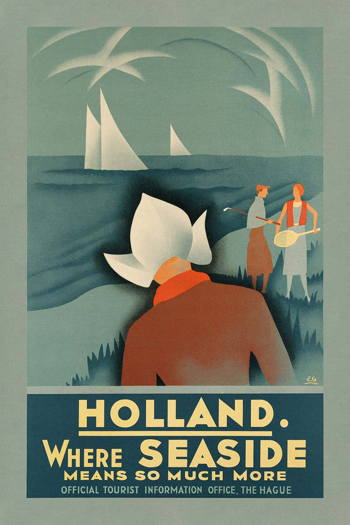 Holland Travel Poster: Where Seaside Means So Much More