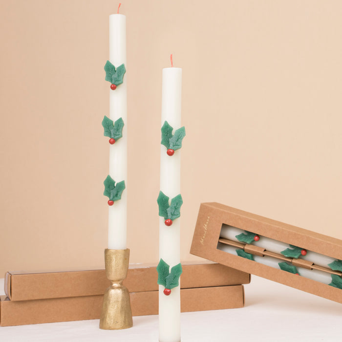Holly Table Candles - Candles by Carlyle Avenue