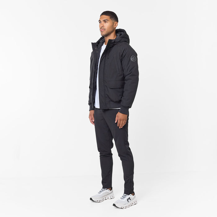 Hooded Parka Jacket | Black