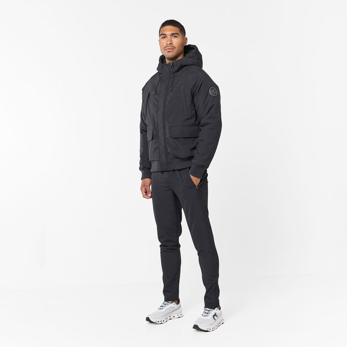 Hooded Parka Jacket | Black