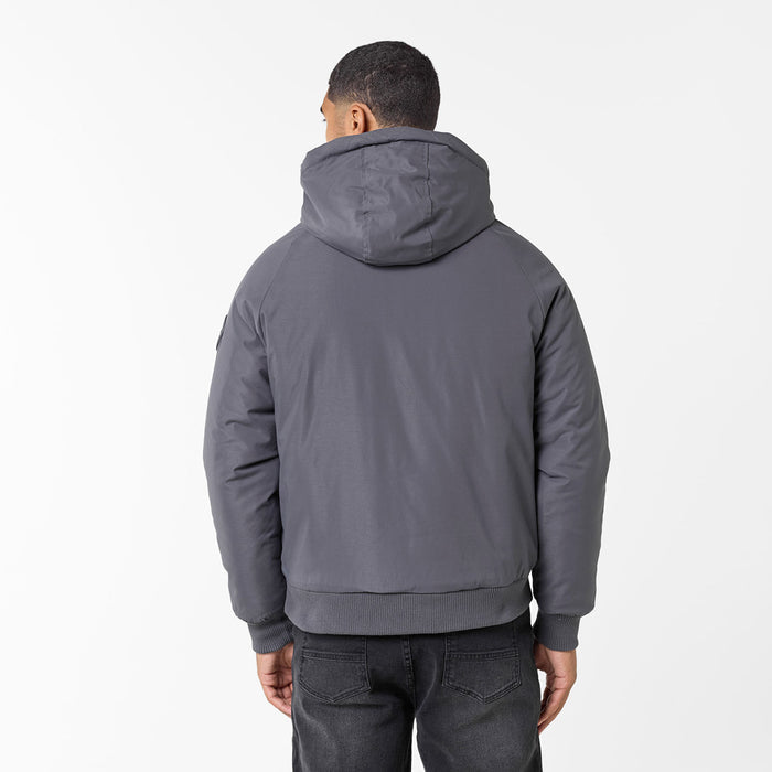 Hooded Parka Jacket | Charcoal